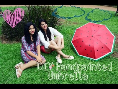 D I Y +Hand painted+Umbrella 1