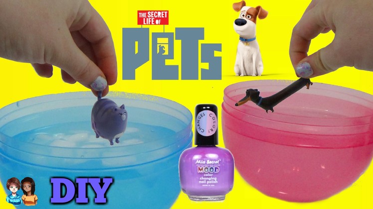 D.I.Y. Secret Life of Pets Color Change Mood Nail Polish! Easy Do it Yourself Project TUYC