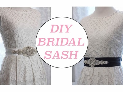 DIY Bridal Sash