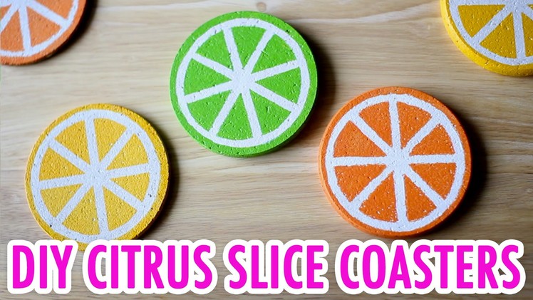 DIY Citrus Slice Coaster Set - HGTV Handmade