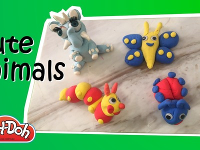 DIY Crafts: How to make Cute Animals with Play Doh | Easy and Fun