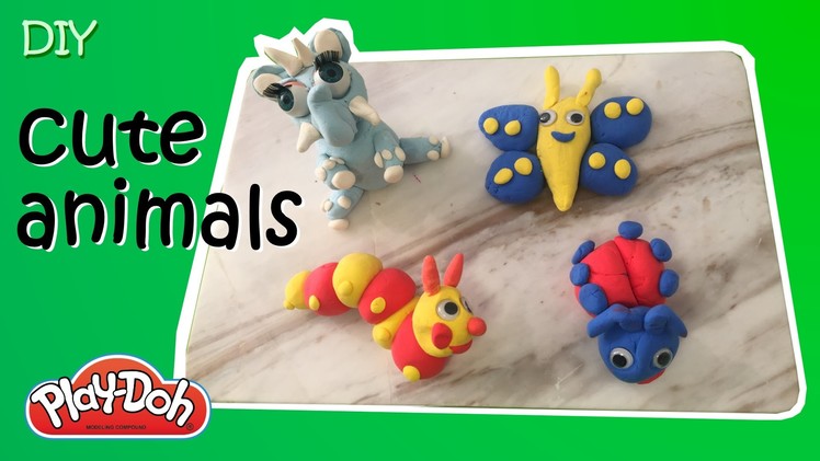 DIY Crafts: How to make Cute Animals with Play Doh | Easy and Fun