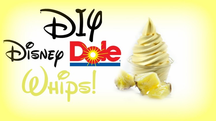 DIY Disney Dole Whips! Simple Ingredients!