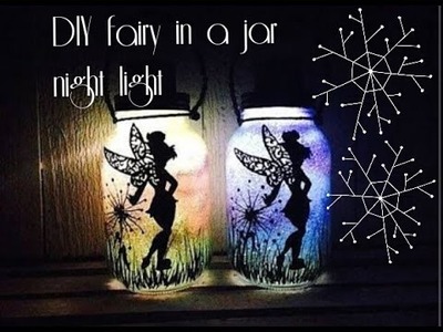 DIY Fairy in a jar night light