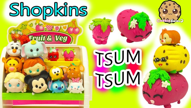 DIY Handmade Inspired Shopkins Strawberry Kiss Tsum Tsum Do It Yourself Clay Craft Video