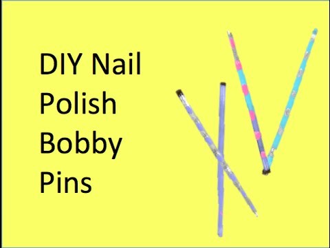 DIY Nail Polish Bobby Pins