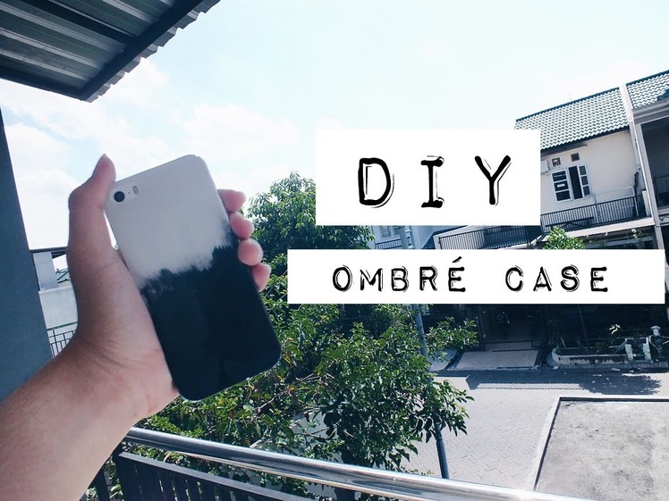 DIY OMBRE CASE FOR IPHONE BLACK AND WHITE