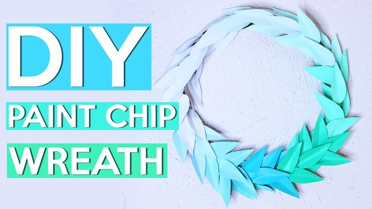 DIY Paint Chip Wreath | PINTRY