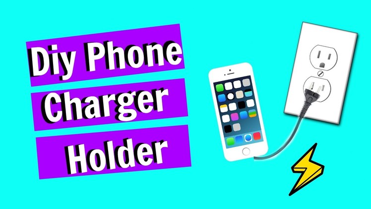 DIY Phone Charger Holder - Duct Tape DIY