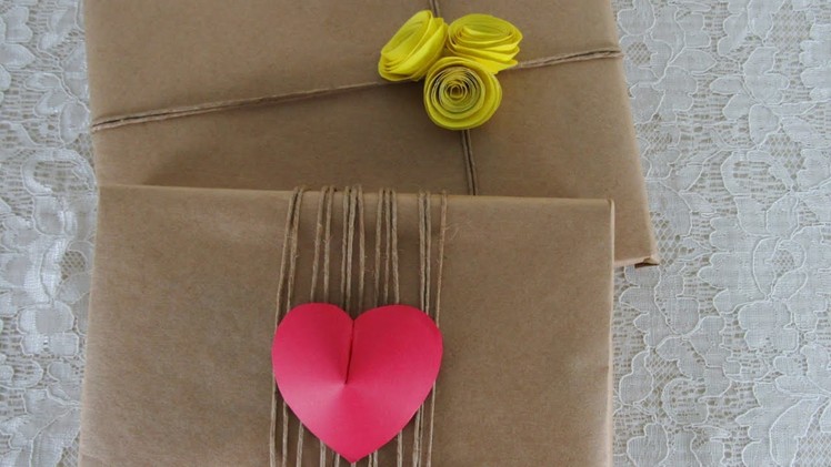 DIY - Rustic gift wrapping