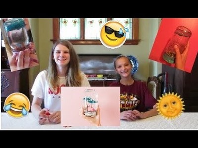 DIY Summer Snow Globes (Gone Wrong!) || Grace and Abbi