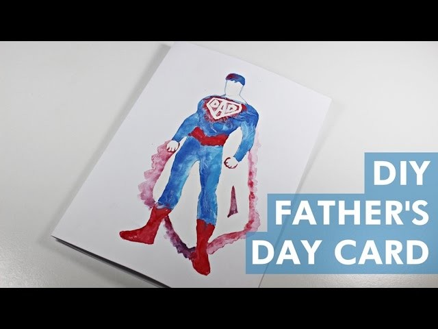 DIY Superhero Father's Day Card | LDP
