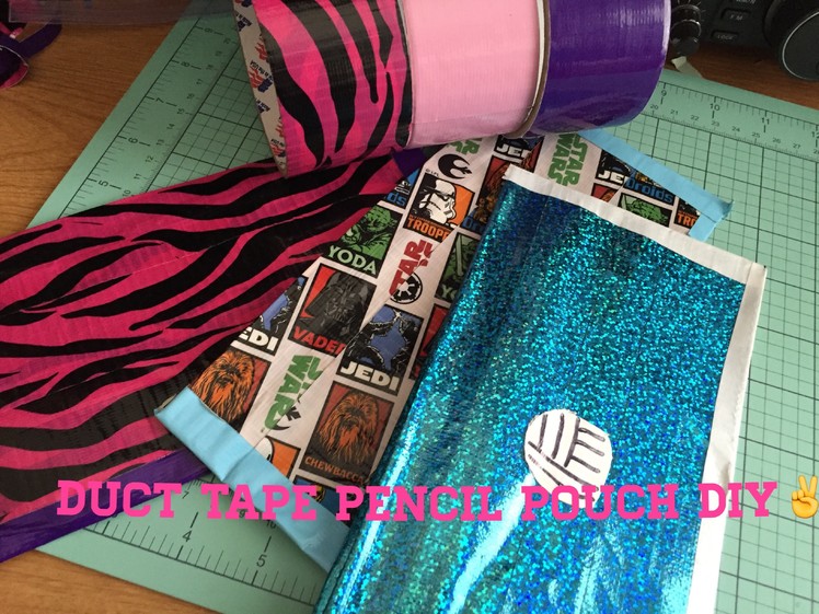 Duct tape pencil pouch DIY | Christinainmiami