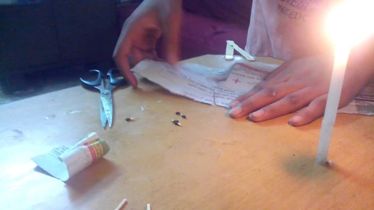 How to make a DIY Matchstick Smoke Bomb