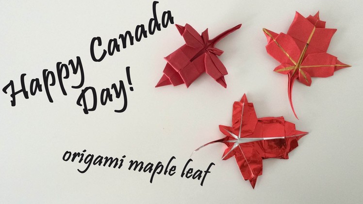 Origami - Maple Leaf by Brian Chan || CANADA DAY DIY!