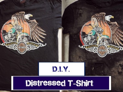 Vintage Distressed T-Shirt | D.I.Y.