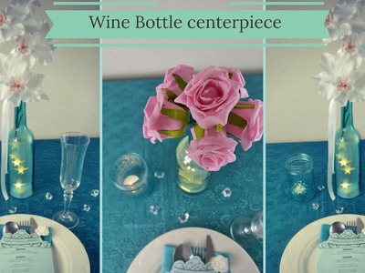 Wine Bottle Centerpiece: DIY Wedding Centrepiece Ideas