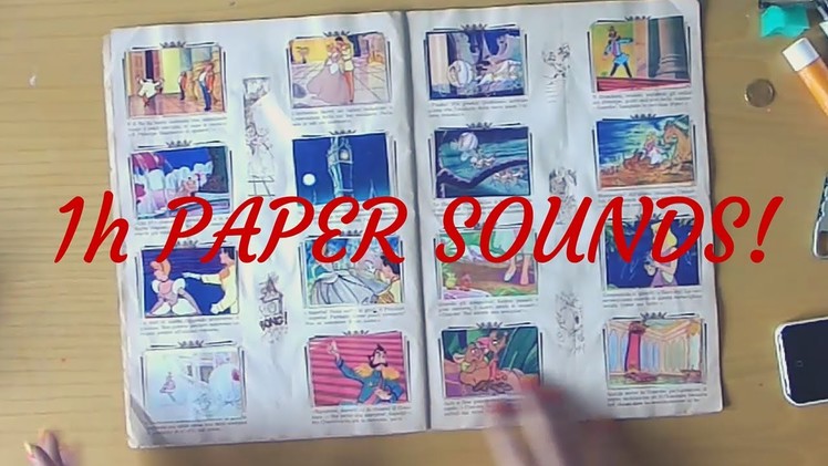 ASMR 1 HOUR  of PAPER SOUNDS  (No Talking!)
