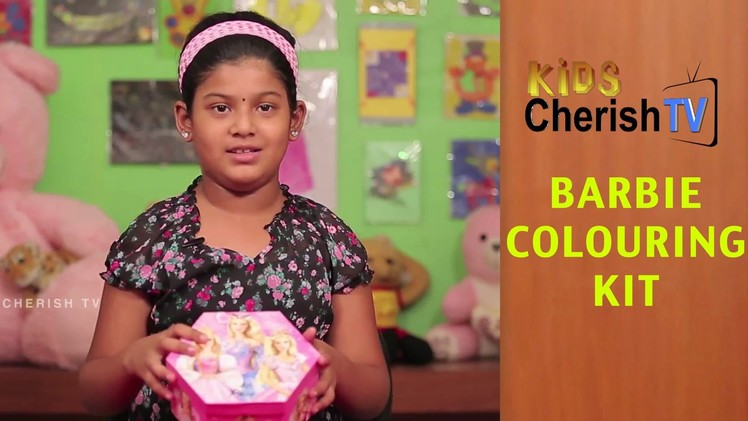 Barbie Colouring Kit || Diy || Kids Cherish Tv