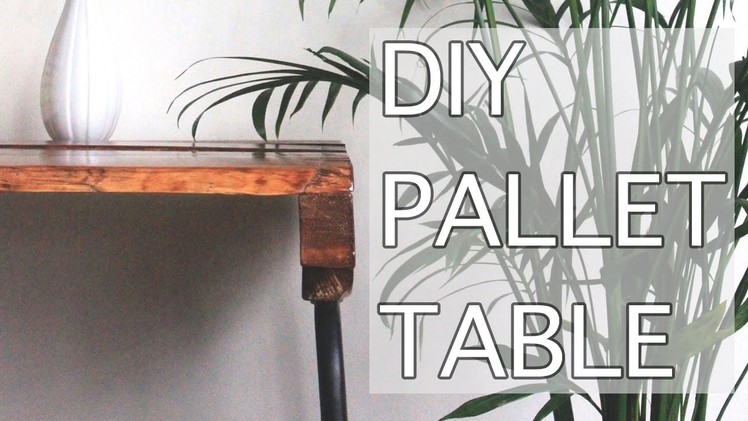 DIY Coffee Table using a Wooden Pallet!