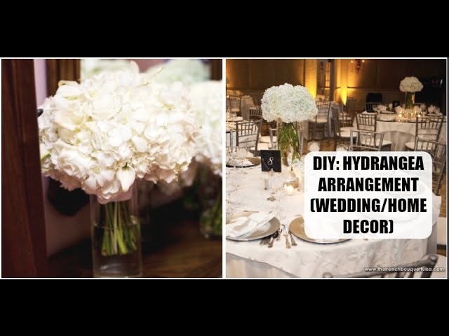 DIY: Hydrangea Flower Arrangement (Home Decor | Wedding DIY)