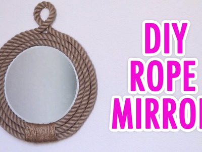 DIY Nautical Rope Mirror - HGTV Handmade