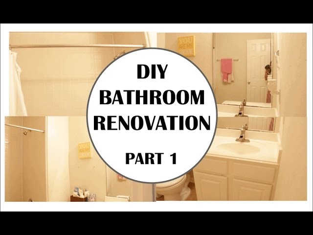 DIY Small Bathroom Renovation