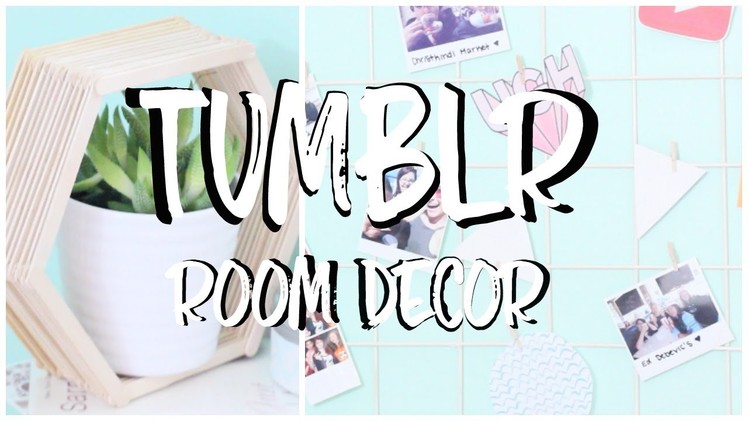 DIY TUMBLR ROOM DECOR! | Carly Renae