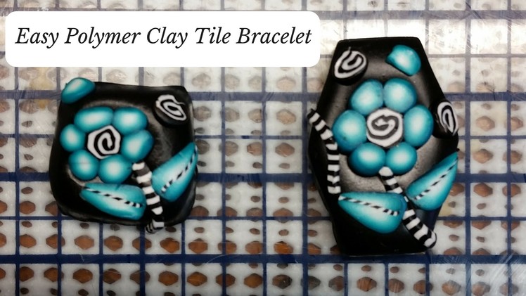 Easy Polymer Clay Cane Bracelet Tutorial