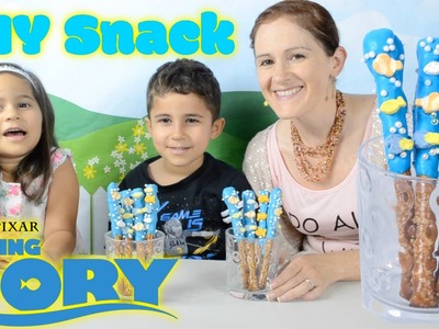 Finding Dory Pretzel Rods - DIY Snack - Kid Friendly Toys
