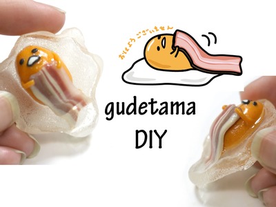 Gudetama Fimo Polymer Clay. Resin | collab. Melbournian Mama