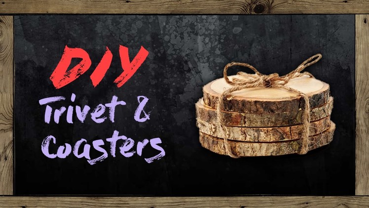 How to make easy Wooden Trivets & Coasters | DIY | Ketaki Haldipurkar