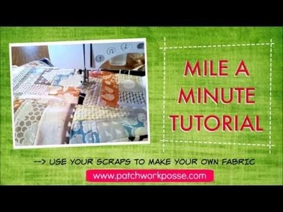 How to Sew a Mile a Minute