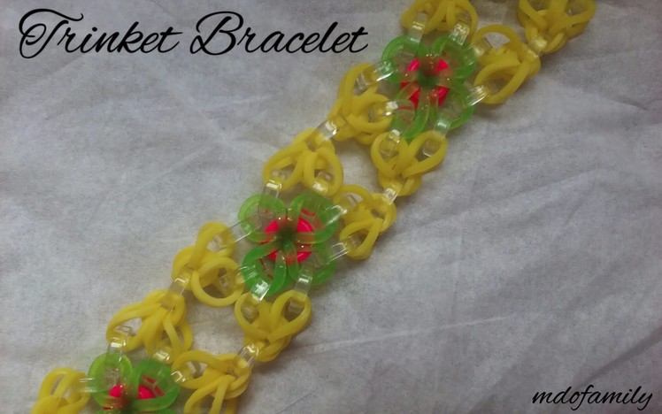 NEW Hook Only Trinket Bracelet || Rainbow Loom