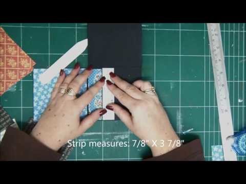One Sheet of Paper Interactive Mini Album with Gaphic 45