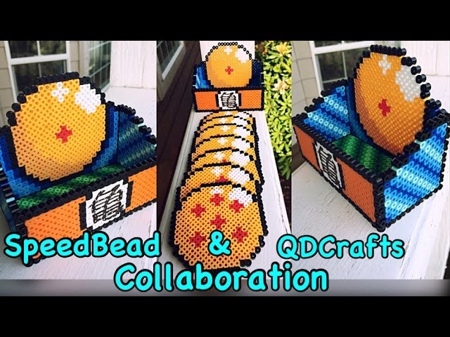 Perler Bead Dragon Ball Z Coaster Set Collab with QDCrafts!!