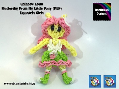 Rainbow Loom Fluttershy My Little Pony Equestria Girl  MLP