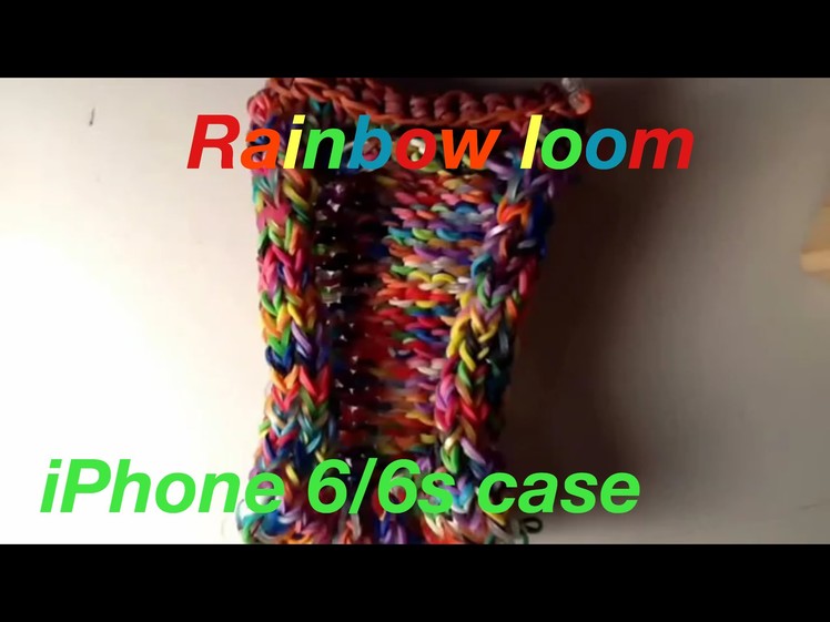 Rainbow loom iPhone 6 case one loom