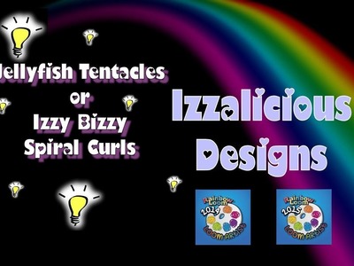 Rainbow Loom Loomigurumi Tentacle or Spiral for Jellyfish | Octopus | Squid or Izzy Bizzy doll hair