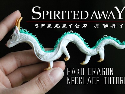 Spirited Away Haku Dragon Necklace Polymer Clay Tutorial