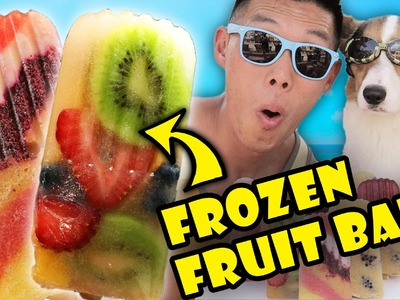 SUMMER POPSICLES FROZEN FRUIT BAR DIY | REFRESHING & HEALTHY - Life After College: Ep. 491