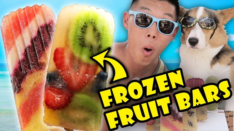 SUMMER POPSICLES FROZEN FRUIT BAR DIY | REFRESHING & HEALTHY - Life After College: Ep. 491
