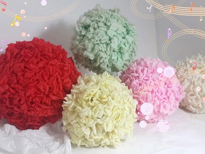 Cheaper Than You Think:  Paper Flower Ball