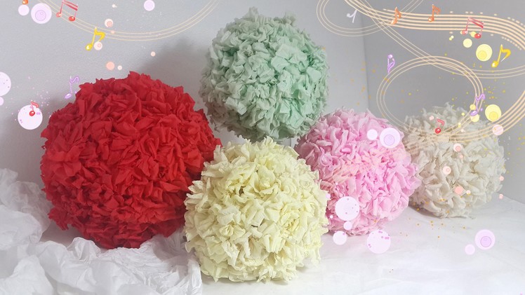Cheaper Than You Think:  Paper Flower Ball
