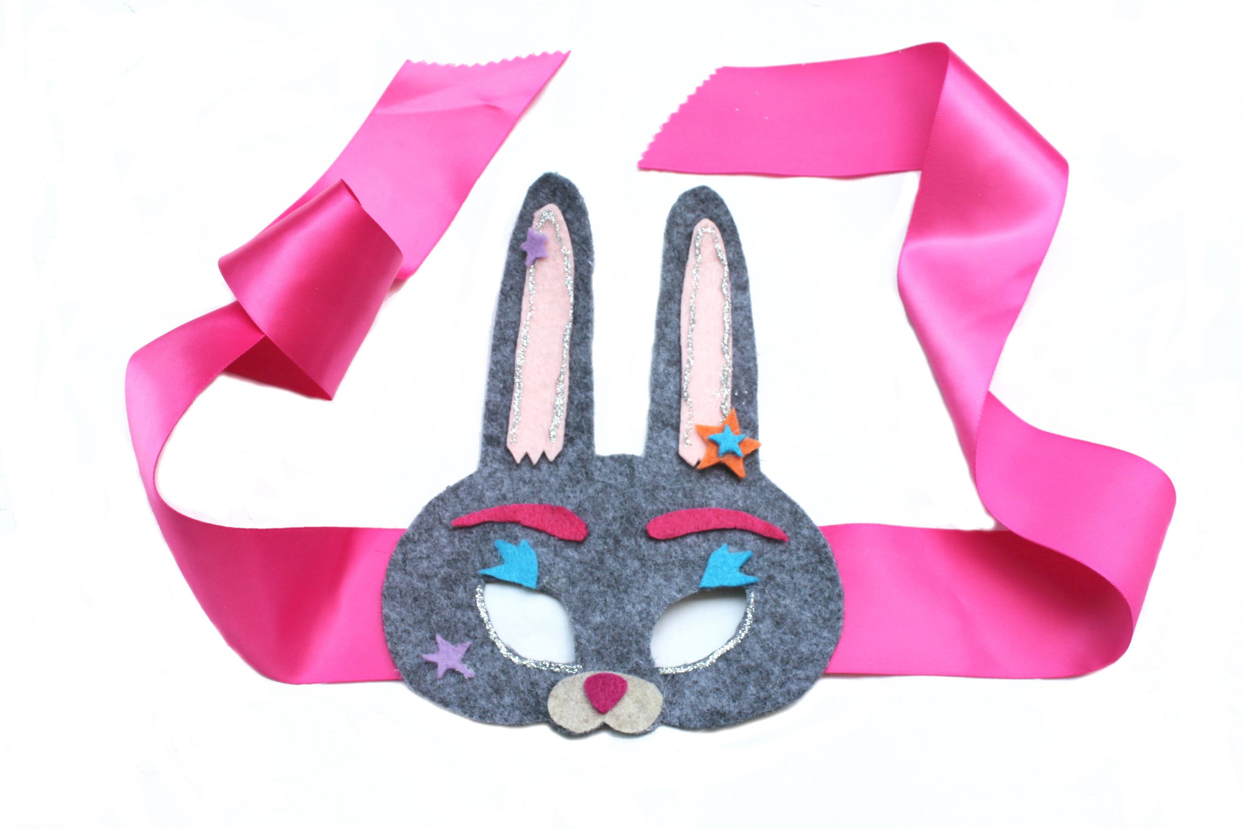 DIY Easter Bunny Mask for Kids
