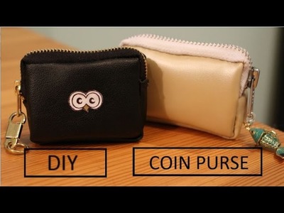 DIY Faux Leather Coin Purse