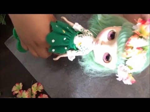 DIY: Flower Crown for Blythe doll
