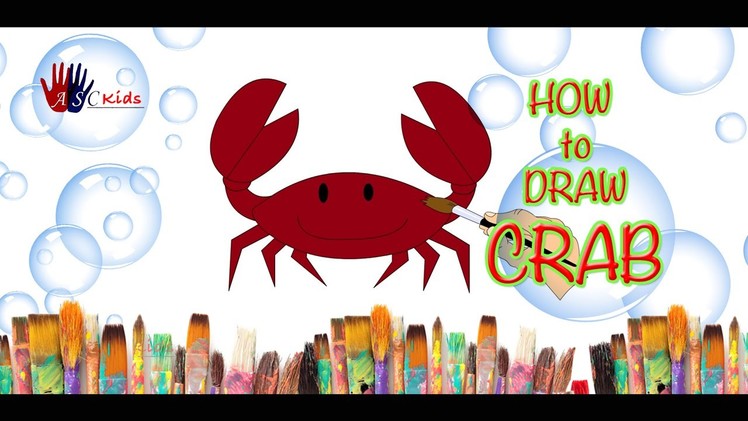 DIY - How to Draw Crab | Creative Art Work | Easy Drawing Steps