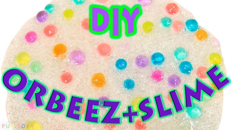 DIY ORBEEZ SLIME! How To Make Clay Slime with ORBEEZ.