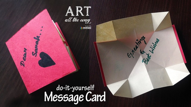 DIY: Pop Up Message Card